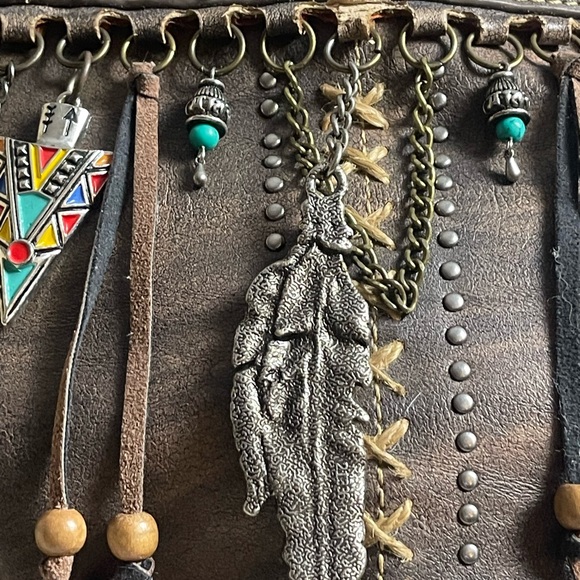 Montana West Brown Embellished Shoulder Bag - Picture 2 of 9